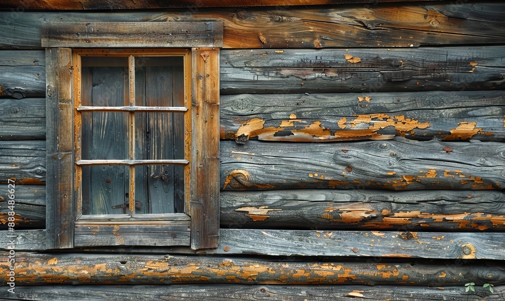 Rustic wooden cabin background Rustic wooden cabin background