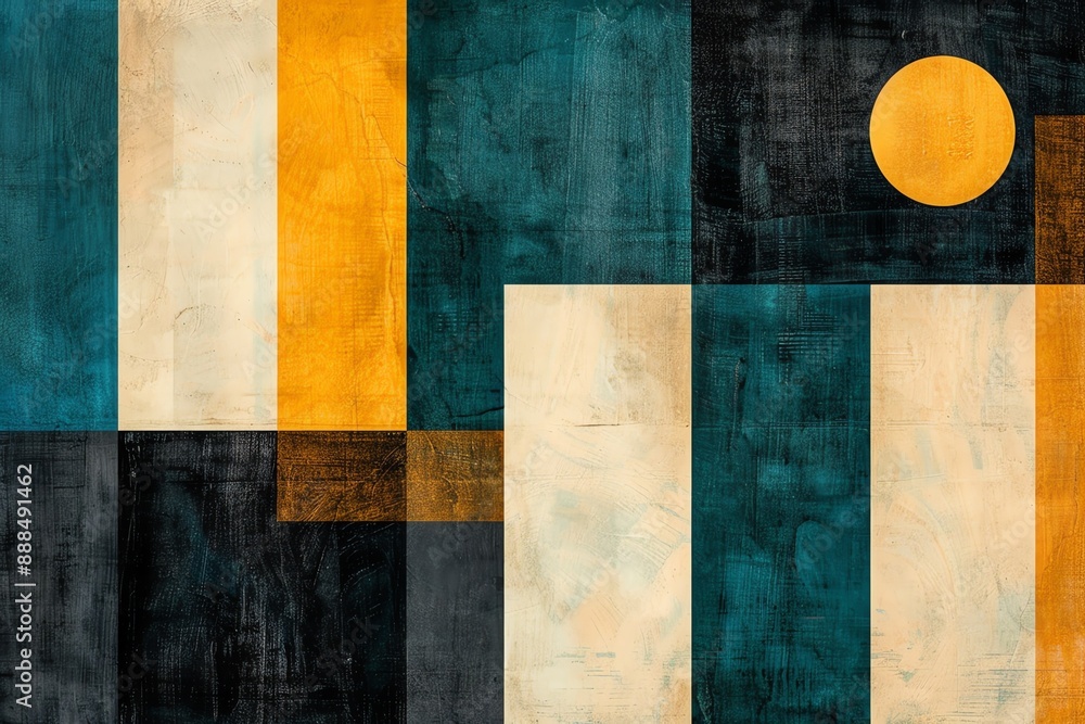 Picture of Mackintosh and Nouveau Interior Design minimalist mixedmedia artwork ...