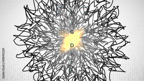 Technolog Background. Intelligence concept: futuristic computer. Visual design of an engineering network. Mobile analytics for global information security. Technology Background.