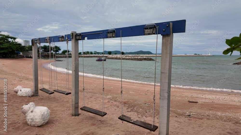 Enjoy Relaxing on Beach Swings With a Stunning Ocean View in Thailand Enjoy Relaxing on Beach Swings With a Stunning Ocean View in Thailand
