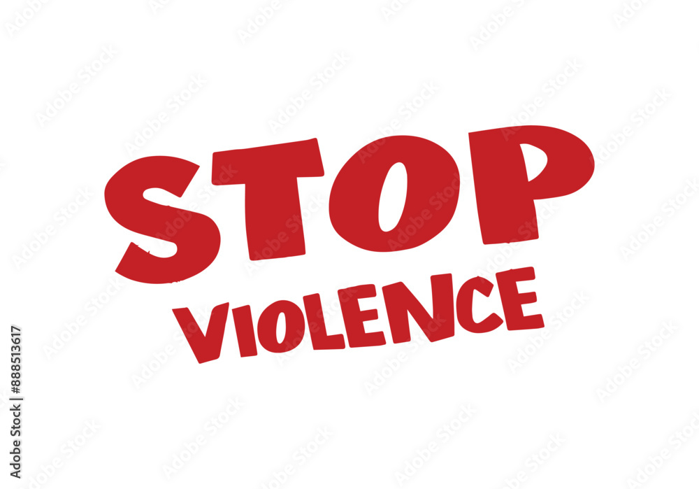 Stop Violence stamp grunge red on white background. Print vector design. Stop Violence stamp grunge red on white background. Print vector design.