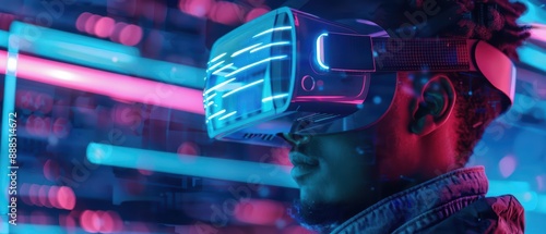 In the extended reality XR banner photo