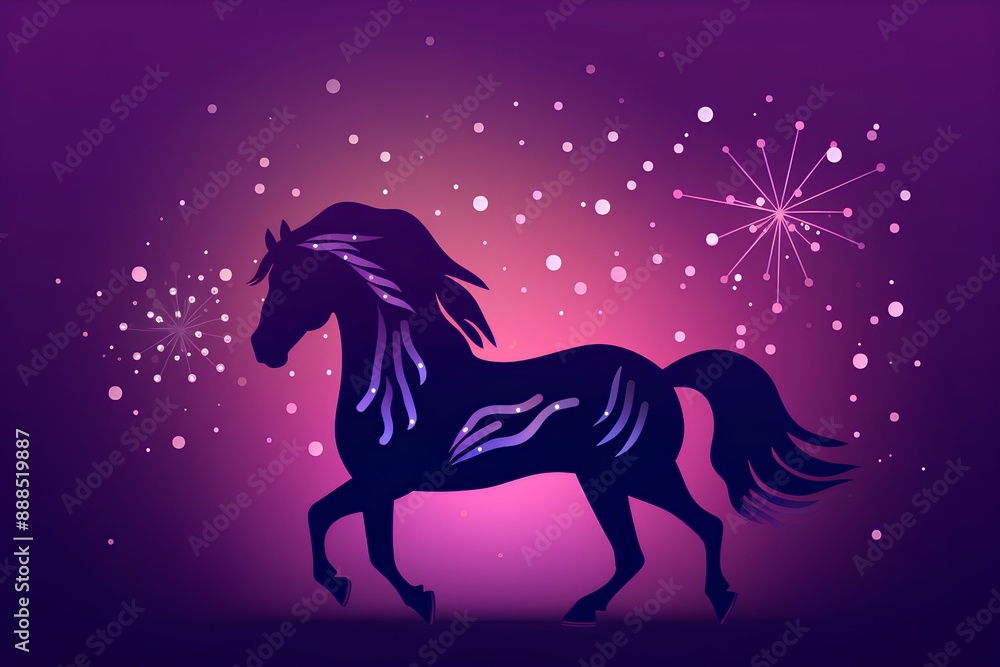 horse 2014 year made by midjourney