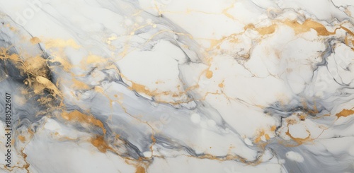 White and gold marble texture background design for your creative design