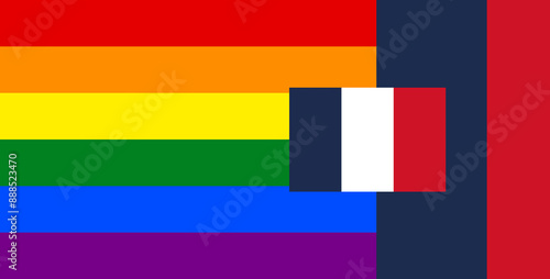 flag of France, french flag...