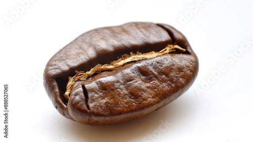 A close up of a bunch of coffee beans on a white background. coffee beans, close-up, white background, coffee bean close-up, roasted coffee beans, coffee bean texture, coffee bean background,