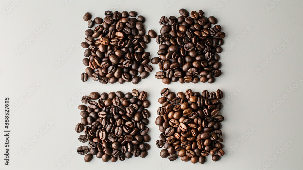 A close up of a bunch of coffee beans on a white background. coffee beans, close-up, white background, coffee bean close-up, roasted coffee beans, coffee bean texture, coffee bean background, A close up of a bunch of coffee beans on a white background. coffee beans, close-up, white background, coffee bean close-up, roasted coffee beans, coffee bean texture, coffee bean background,