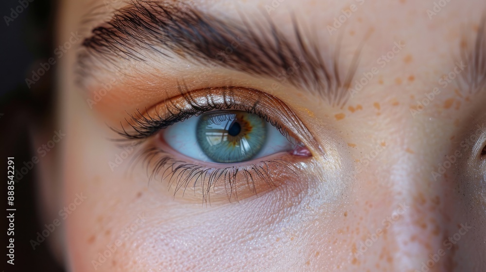 Obraz premium Botox is really good for your eyebrows