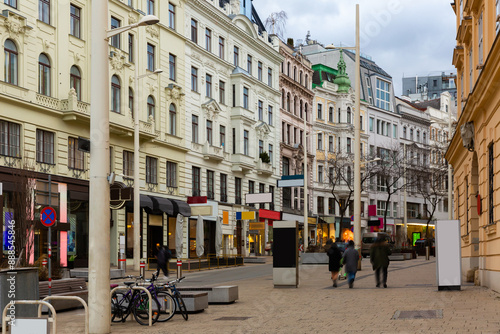 Photography Picturesque streets of winter Vienna. Austria