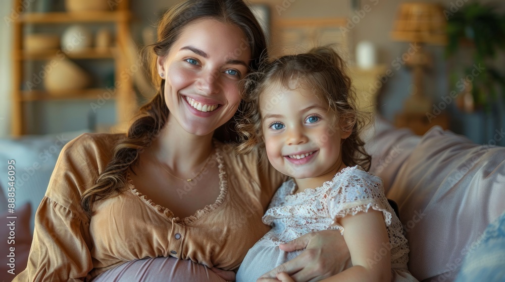 The wonderful journey of mother-daughter relationship Happy hands embrace the pregnant belly, sharing the warm time of the family The wonderful journey of mother-daughter relationship Happy hands embrace the pregnant belly, sharing the warm time of the family