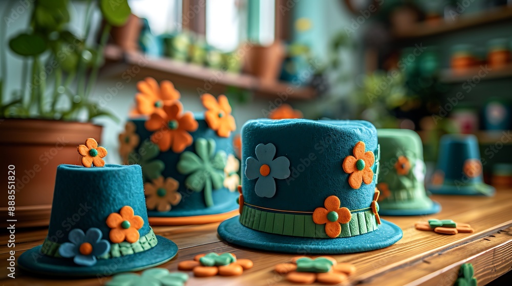 St Patrick's Day DIY craft workshop making shamrock decorations leprechaun hats St Patrick's Day DIY craft workshop making shamrock decorations leprechaun hats