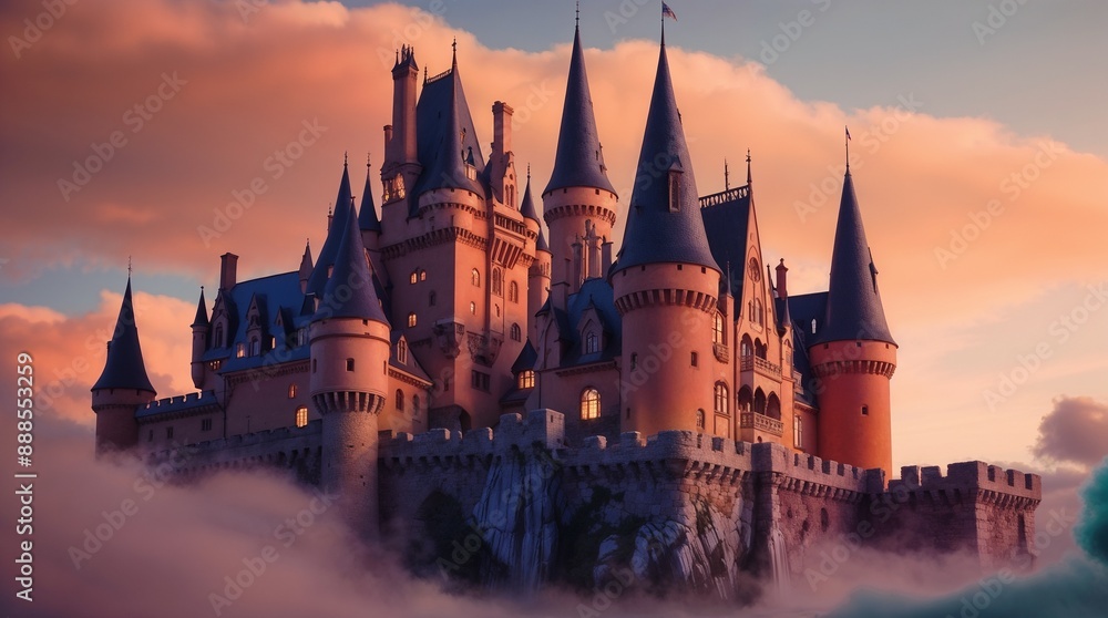 A cinematic photo of a mystical castle, captured in vibrant digital photography. A cinematic photo of a mystical castle, captured in vibrant digital photography.