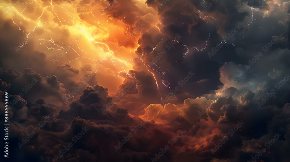 The Wrath of God - Dramatic Lightning Storm The Wrath of God - Dramatic Lightning Storm