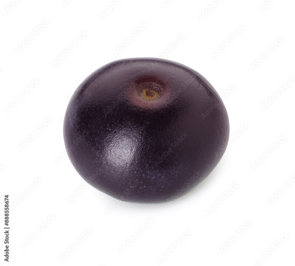 Fresh ripe acai berry isolated on white Fresh ripe acai berry isolated on white