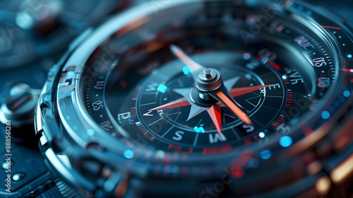 Wallpaper Mural compass background Torontodigital.ca