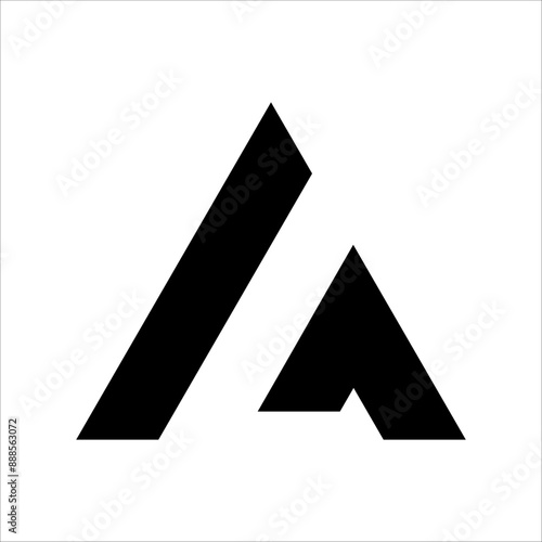 Letter A Logo Icon Design Element