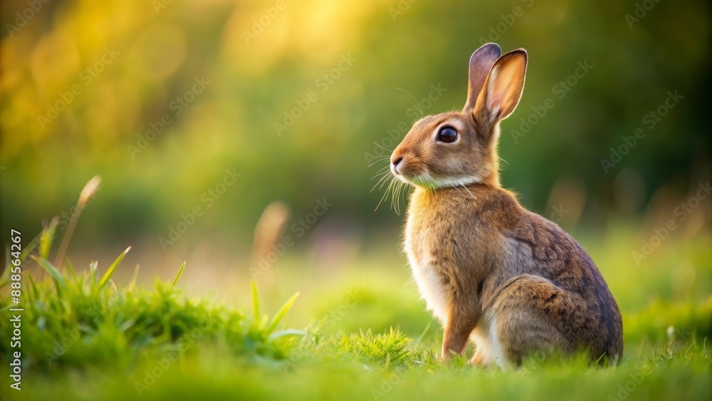 Brown rabbit sitting in a field, rabbit, brown, furry, animal, cute, fluffy, wildlife, nature, outdoors, adorable, whiskers, ears Brown rabbit sitting in a field, rabbit, brown, furry, animal, cute, fluffy, wildlife, nature, outdoors, adorable, whiskers, ears