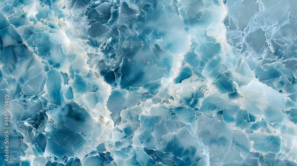 Obraz premium Simple blue marble background texture