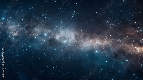 Fototapeta Naklejka Na Ścianę i Meble -  Dark interstellar space backdrop