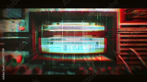 Retro VHS scanlines and TV static noise overlay pattern