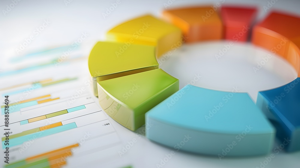 colorful infographic on white colorful infographic on white