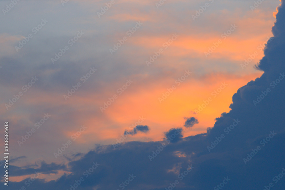 Twilight sky, Sunrise or sunset, Abstract sky clouds texture background Twilight sky, Sunrise or sunset, Abstract sky clouds texture background