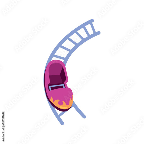 rollercoaster track amusement park