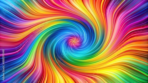 Multicoloured swirl psychedelic background with abstract texture, psychedelic, vibrant, colorful, abstract, background © Sujid