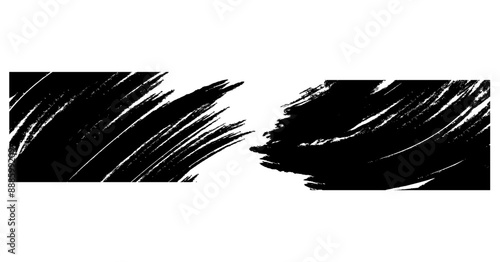 black splash drop watercolor brush paint splatter vector