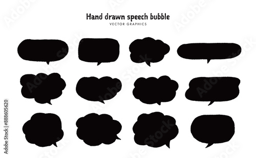 手描き風ポップ吹き出し集