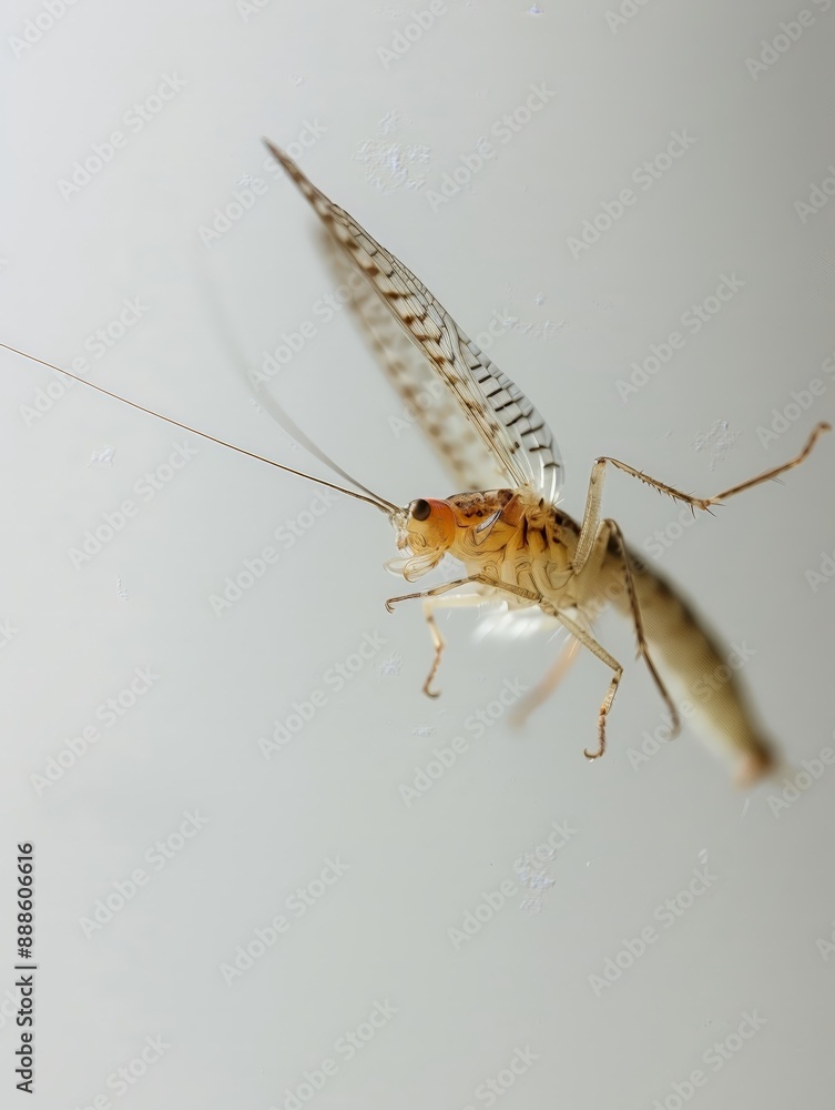 A detailed shot of a jumping bristletail on a whit 73 1 insect, macro, isolated, bug, animal, mosquito, nature, white, fly, close-up, pest, closeup, malaria, wildlife, cricket, brown, antenna, gnat, c A detailed shot of a jumping bristletail on a whit 73 1 insect, macro, isolated, bug, animal, mosquito, nature, white, fly, close-up, pest, closeup, malaria, wildlife, cricket, brown, antenna, gnat, c