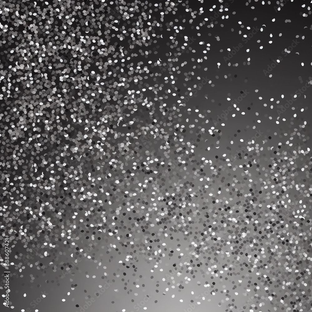 flying silver glitter on black background, confetti, shiny, blurred flying silver glitter on black background, confetti, shiny, blurred