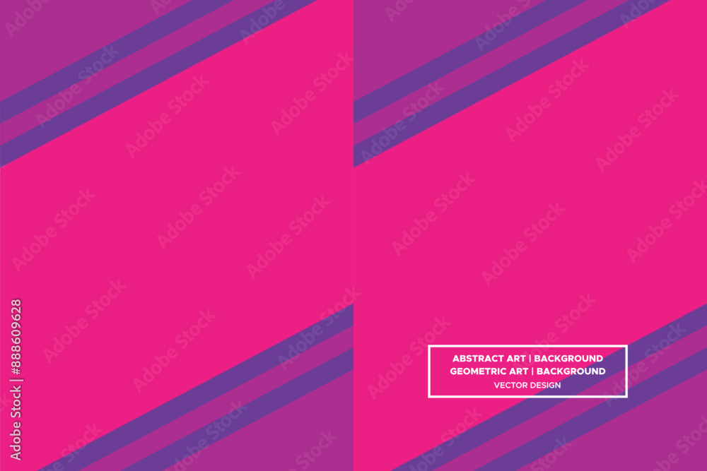 Fototapeta premium Triangle Shapes Red and Purple Colors Modern Abstract Background Geometric Background