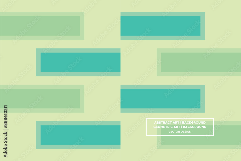 Rectangle Shapes Green Colors Modern Abstract Background Geometric Background Rectangle Shapes Green Colors Modern Abstract Background Geometric Background