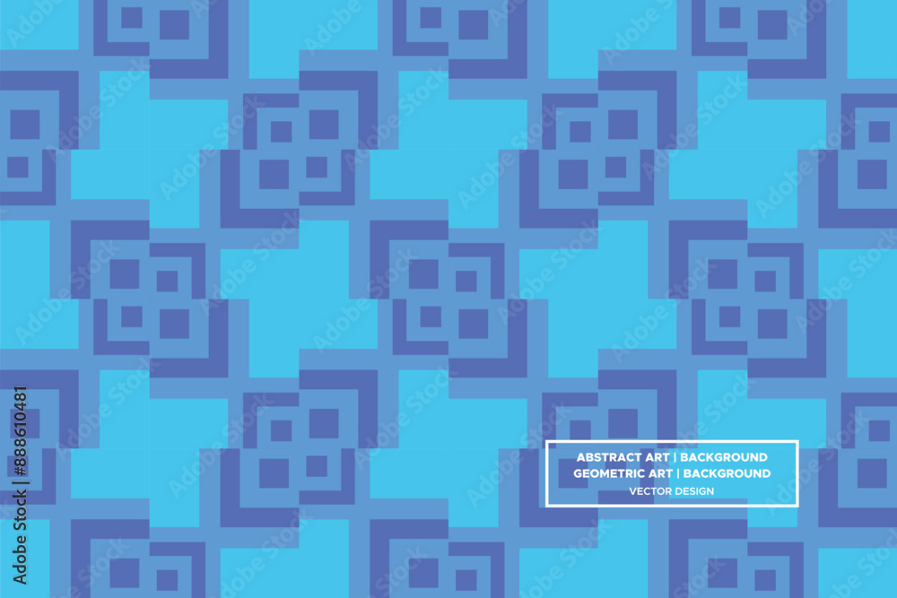 Square Shapes Blue and Light Blue Colors Geometric Pattern Abstract Pattern Seamless Pattern Square Shapes Blue and Light Blue Colors Geometric Pattern Abstract Pattern Seamless Pattern