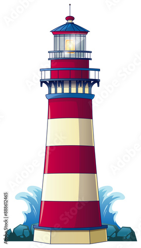 Lighthouse vector illustration 