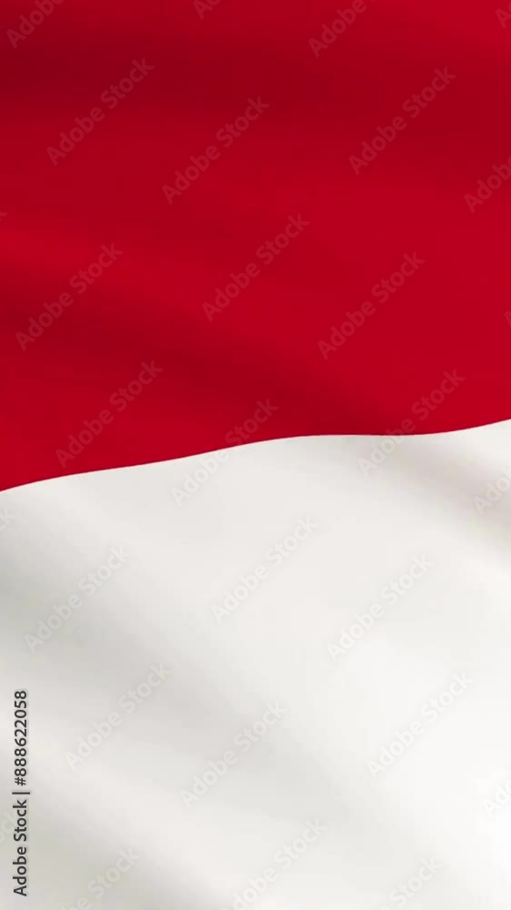 Red & White Animation of the Independence Day of the Republic of Indonesia Vertical Red & White Animation of the Independence Day of the Republic of Indonesia Vertical