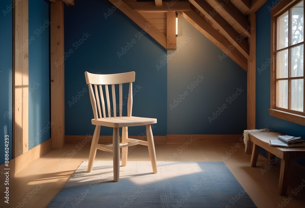 Fototapeta premium wooden chair