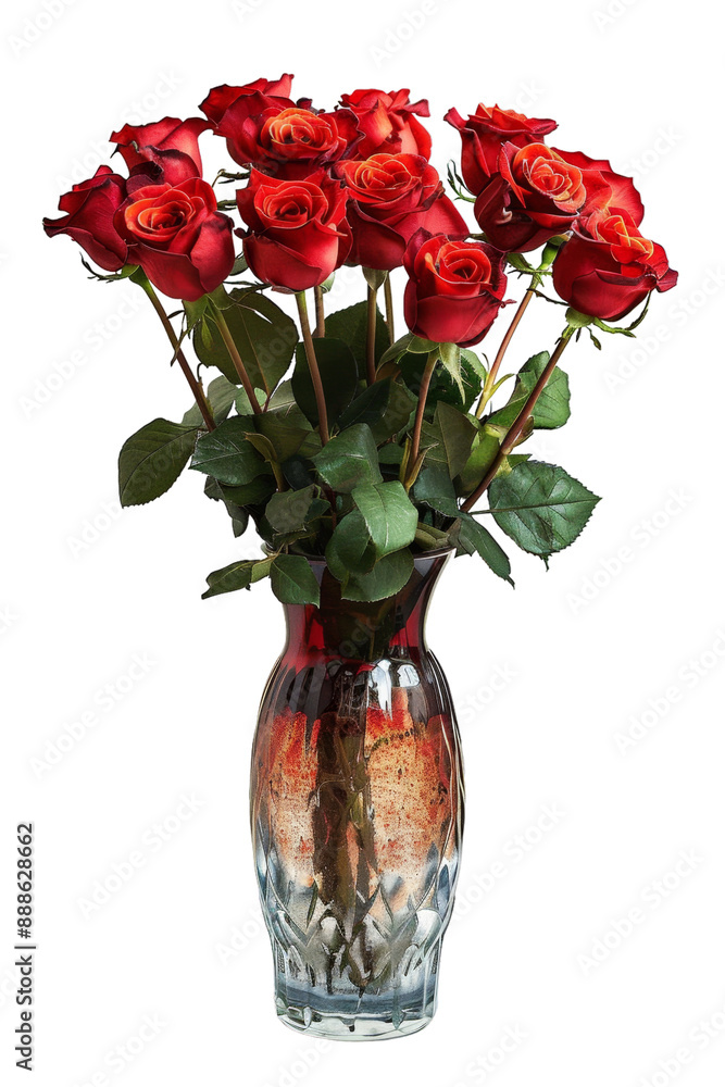Fototapeta premium Elegant Bouquet of Red Roses
