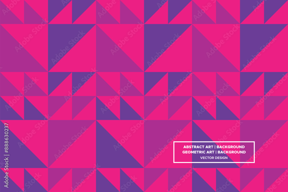 Fototapeta premium Triangular and Triangle Shapes and Designs Purple and Red Colors Geometric Pattern Abstract Pattern Seamless 