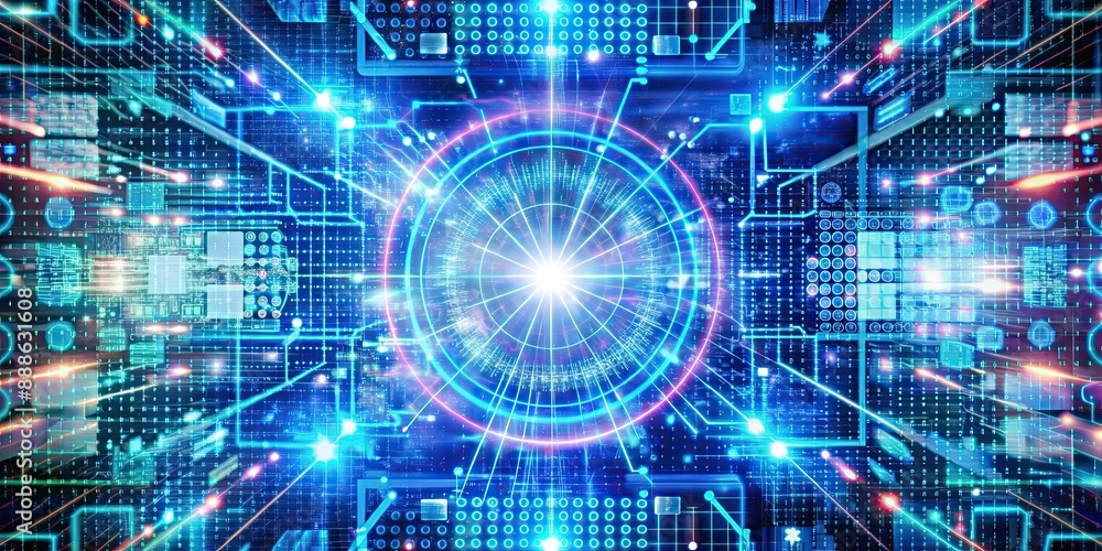 Abstract digital background with futuristic technology elements, abstract, digital, background, technology, futuristic Abstract digital background with futuristic technology elements, abstract, digital, background, technology, futuristic