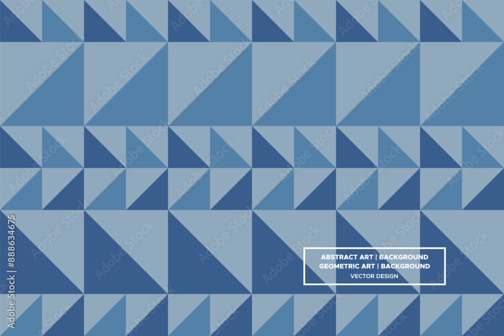 Fototapeta premium Triangular and Triangle Shapes and Designs Blue and Grey Colors Geometric Pattern Abstract Pattern Seamless 