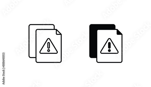 Malicious icon design with white background stock illustration