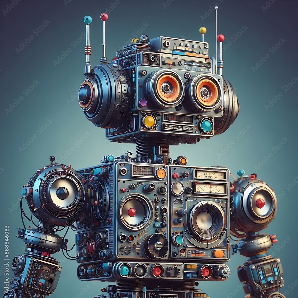 Fototapeta premium Advance Stereotype Robot