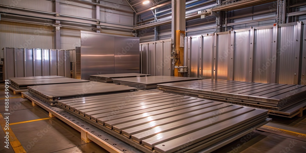 Matte metal sheets with industrial equipment in a minimalistic style , industrial, equipment, metal Matte metal sheets with industrial equipment in a minimalistic style , industrial, equipment, metal
