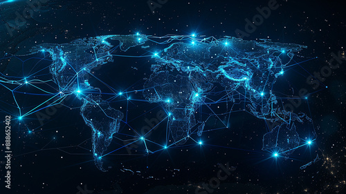 A close up of a globe with lines and dots tech background. globe close-up, tech background, globe with lines and dots, global network, digital globe, technology background, data visualization,