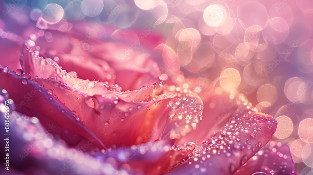 pink rose bokeh background Water drops on flower petals at night, close-up beautiful flower background romantic neon colors retro vintage filter pink rose bokeh background Water drops on flower petals at night, close-up beautiful flower background romantic neon colors retro vintage filter