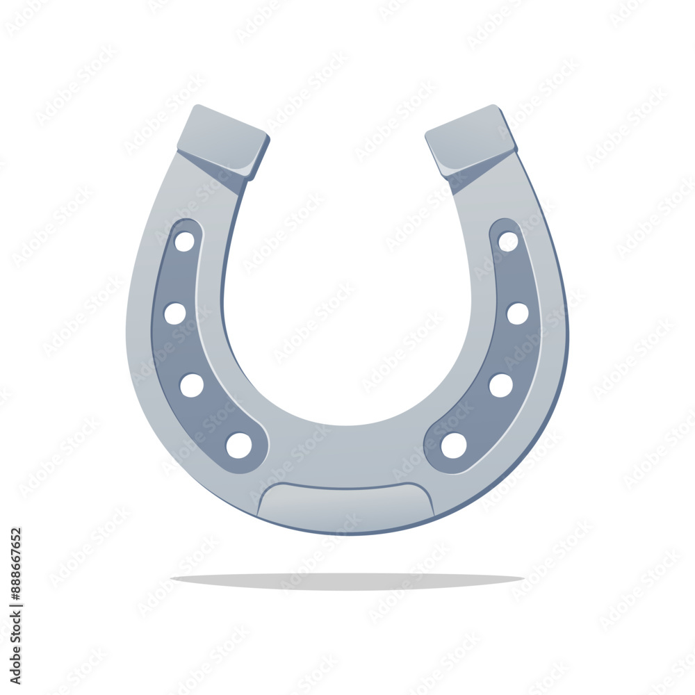 Horseshoe vector isolated on white background. Horseshoe vector isolated on white background.