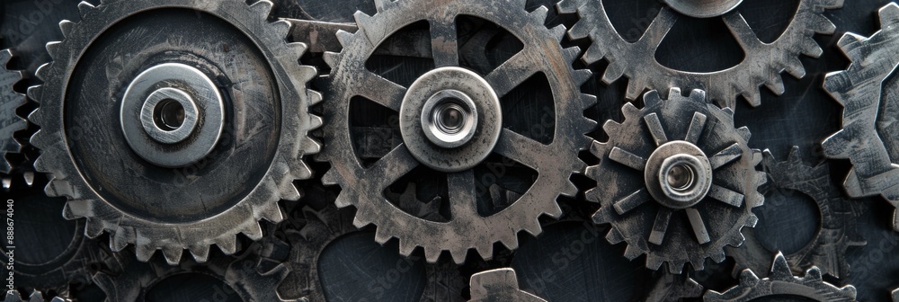 Gears of Efficiency: Time Management Mastery and Productivity Emblems in a Professional Setting Gears of Efficiency: Time Management Mastery and Productivity Emblems in a Professional Setting