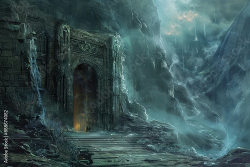 Ancient Dwarven Gateway to the Lost City of Dwarvenhold photo